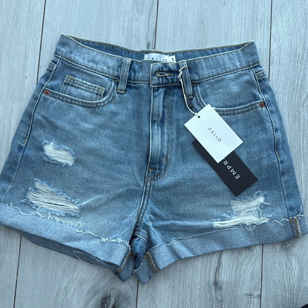 BRAND new High waist jean shorts